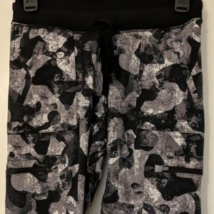 Black and Grey Camo Legging Joggers
